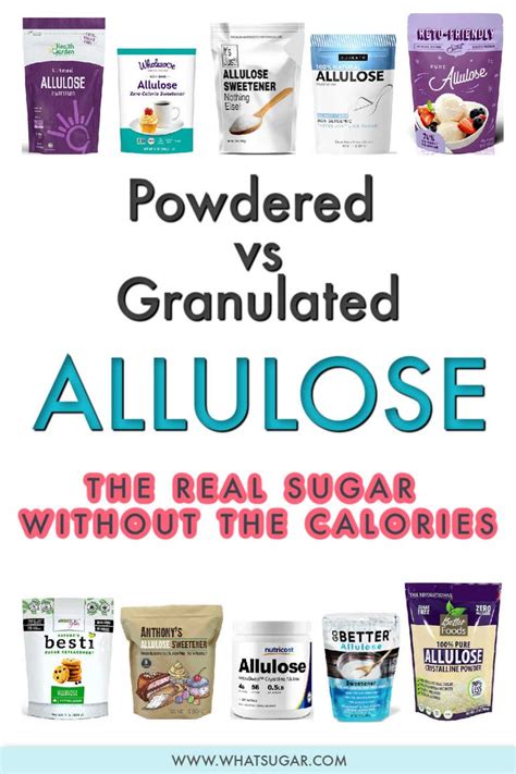 Fun Fact: <b>Allulose</b> has the same chemical structure as fructose, another type of simple sugar! Unlike fructose, it is actually absorbed by the body into the blood so it is considered to be a low-calorie option (sometimes even zero calories!) and not used for energy. . Allulose liquid vs powder
